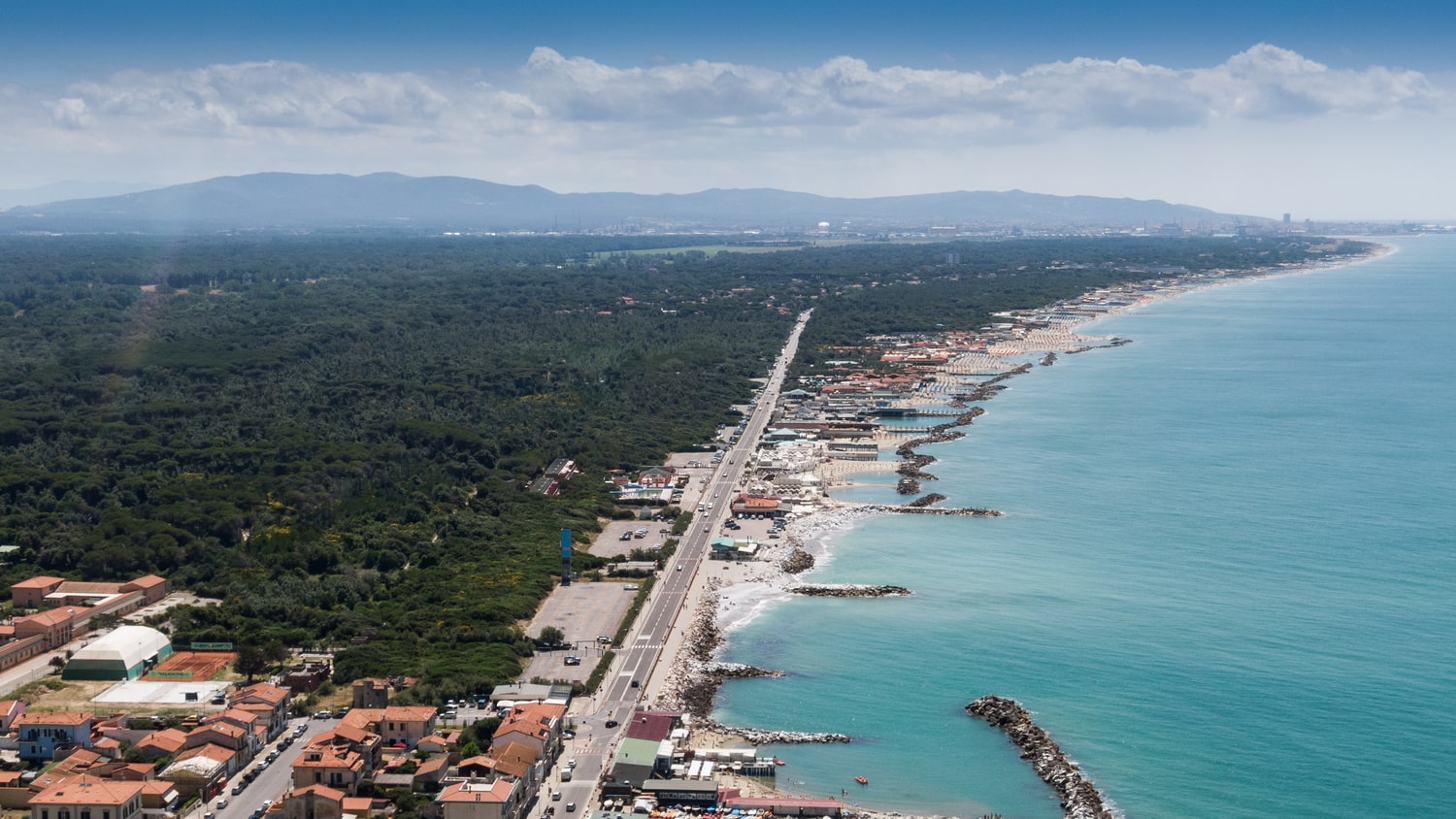 fronte mare marina di pisa